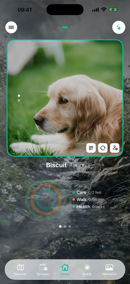 PetGo home screen