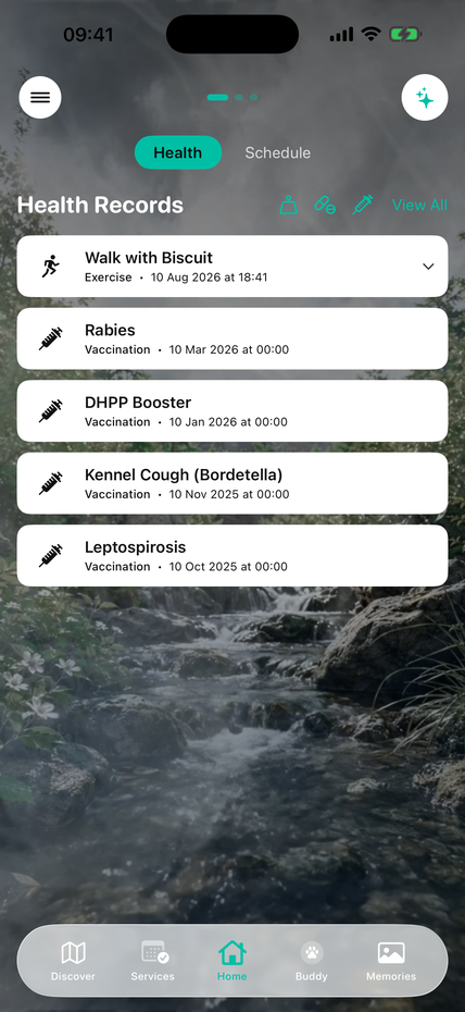 PetGo health records